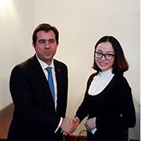 與希臘發(fā)展部副部長親切會晤